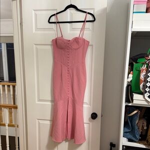 NWT Lavish Alice Corset Bodice Pink Women's Dress